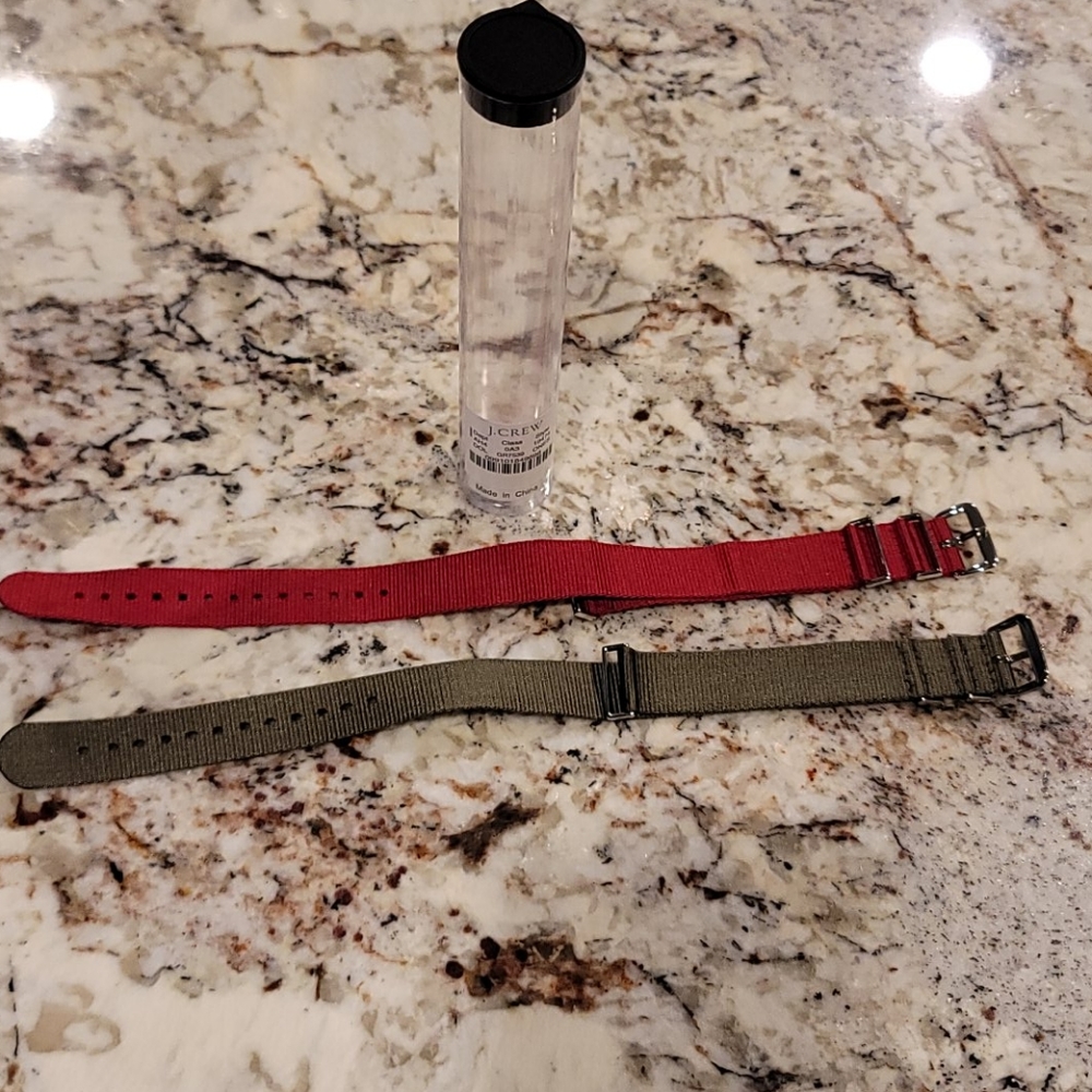 TIMEX JCrew nylon watch bands (2)